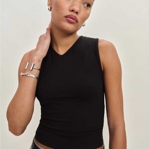 Reformation V-neck Wren Knit Top NWOT